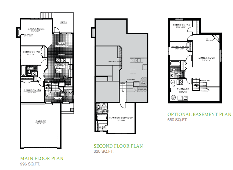 The Lancaster floor plan at The Residences at Central Park in Edmonton, AB