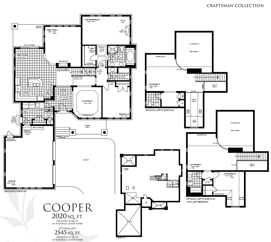 The Meadows in the Glen Cooper (Craftsman) Floor Plan, Halton Hills