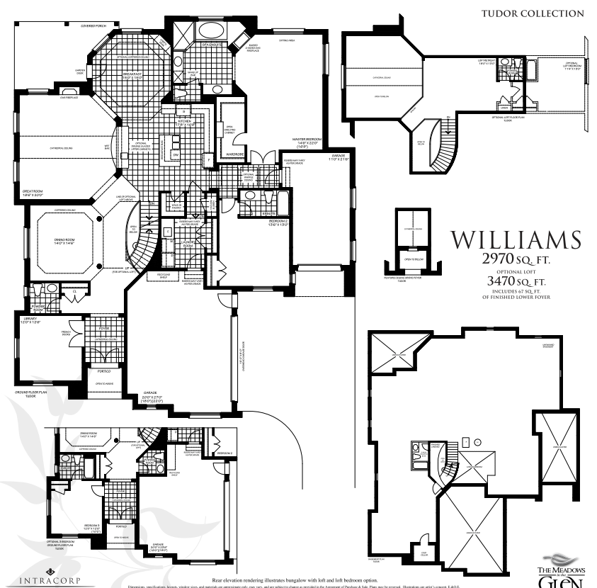 The Meadows in the Glen Williams (Tudor) Floor Plan, Halton Hills ON