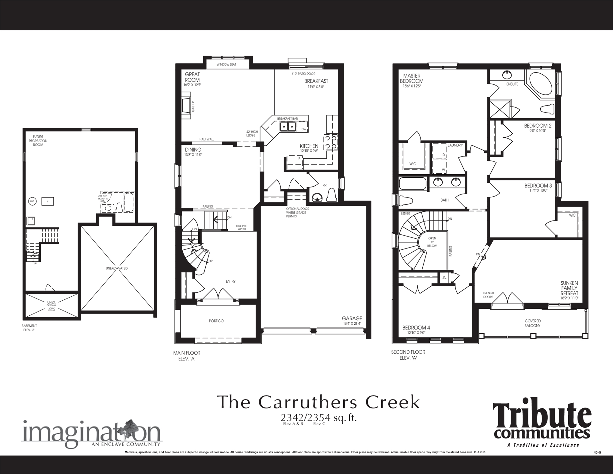 Imagination The Carruthers Creek C Floor Plan, Ajax ON Livabl