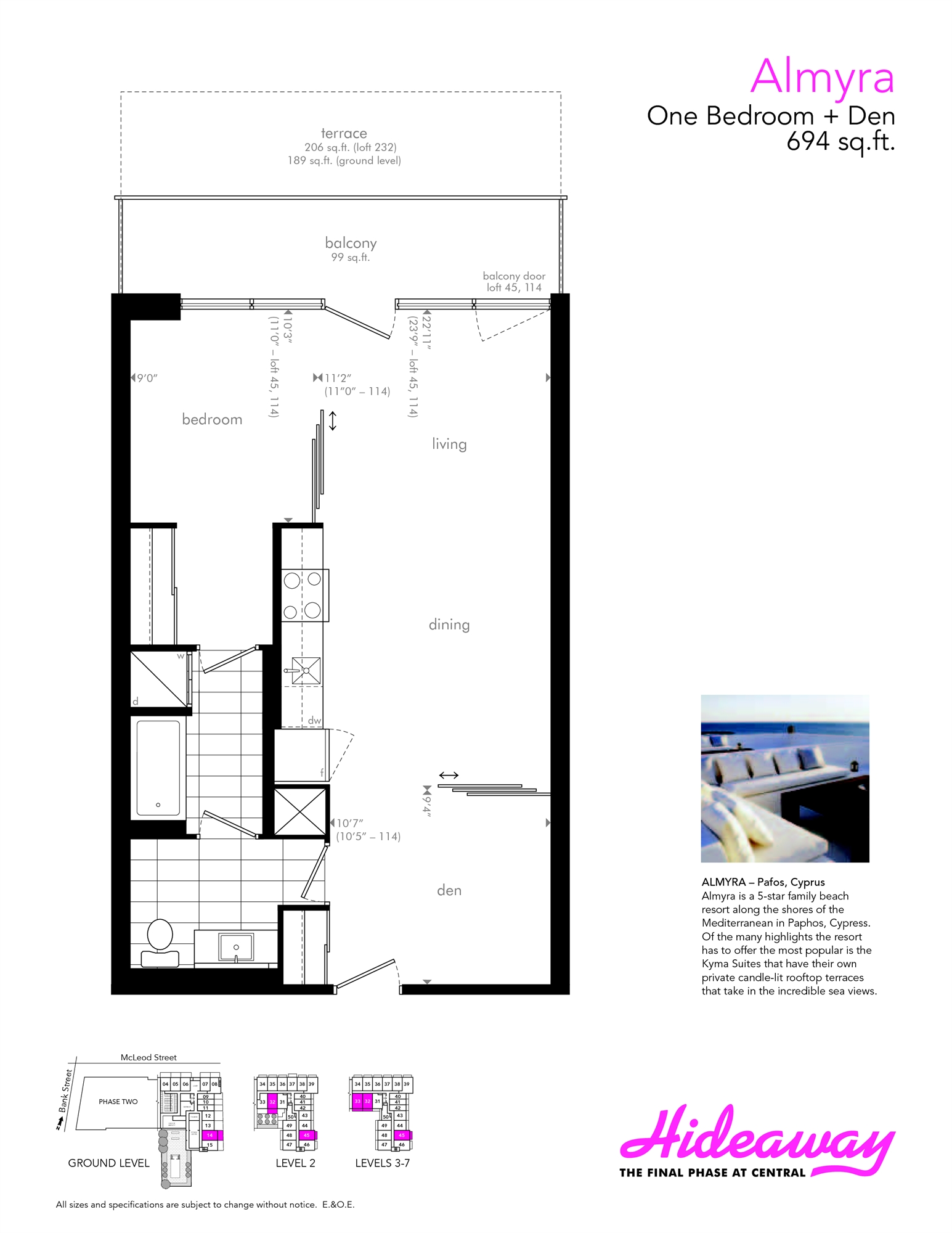Hideaway Condos at Central Almyra Floor Plan, Ottawa ON Livabl