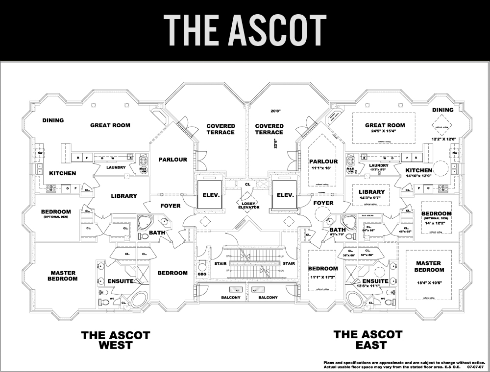 The Madison Condos The Ascot Floor Plan, Hamilton ON Livabl