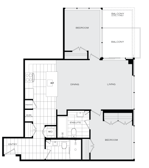 C2 floor plan at Calla Condos in Calgary, AB