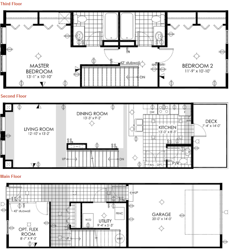 Elmvale floor plan at NorthTown Condominiums in Winnipeg, MB