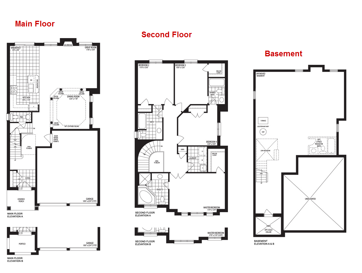 HumberView Trails The Cherrywood Floor Plan, Toronto ON Livabl