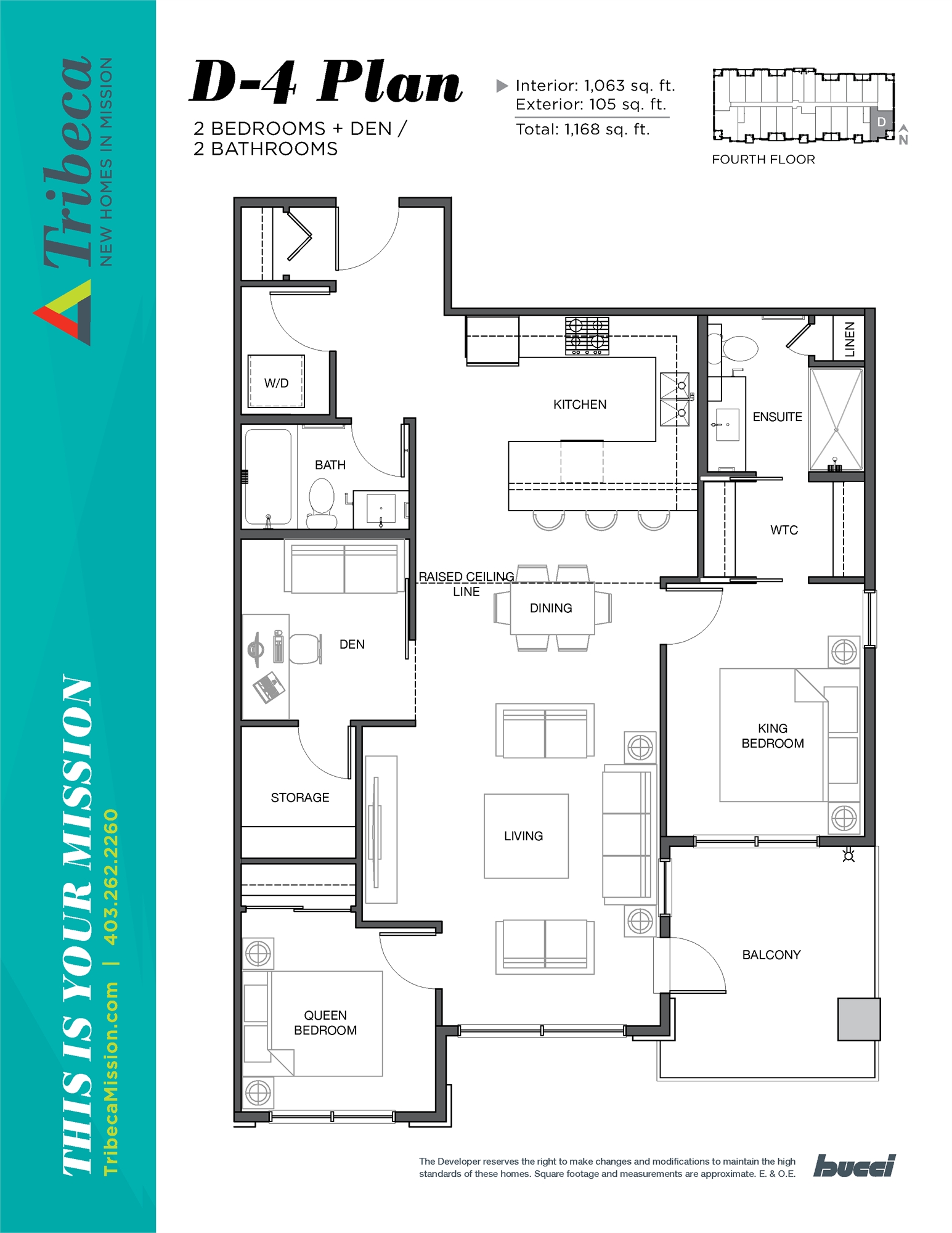 Tribeca Condos - Plan D-4 Floor Plan, Calgary AB | Livabl