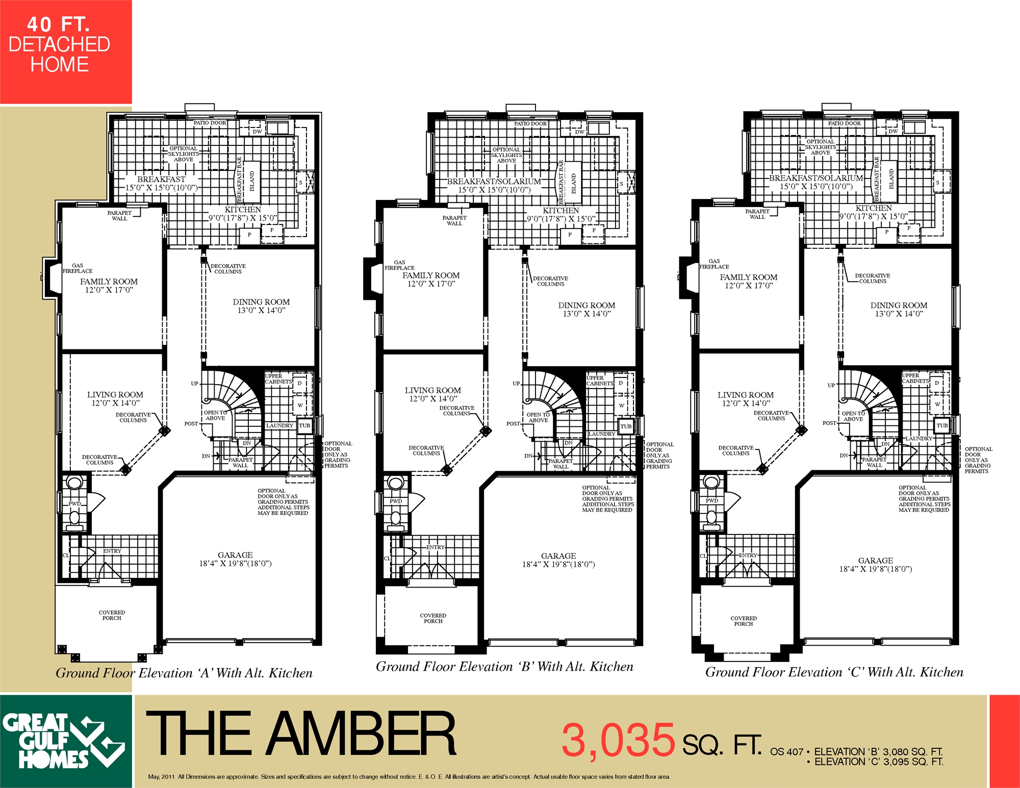 Grandview The Amber Floor Plans and Pricing