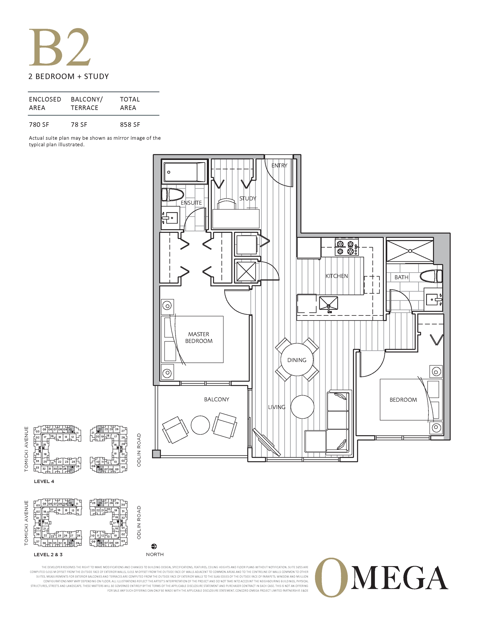 OMEGA Condos B2 Floor Plan, Richmond BC Livabl