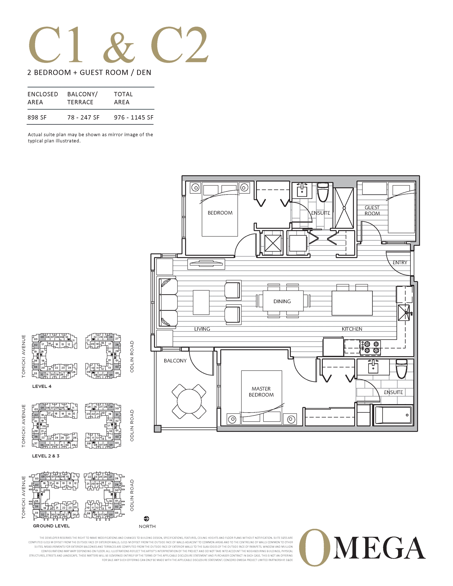 OMEGA Condos C2 Floor Plan, Richmond BC Livabl