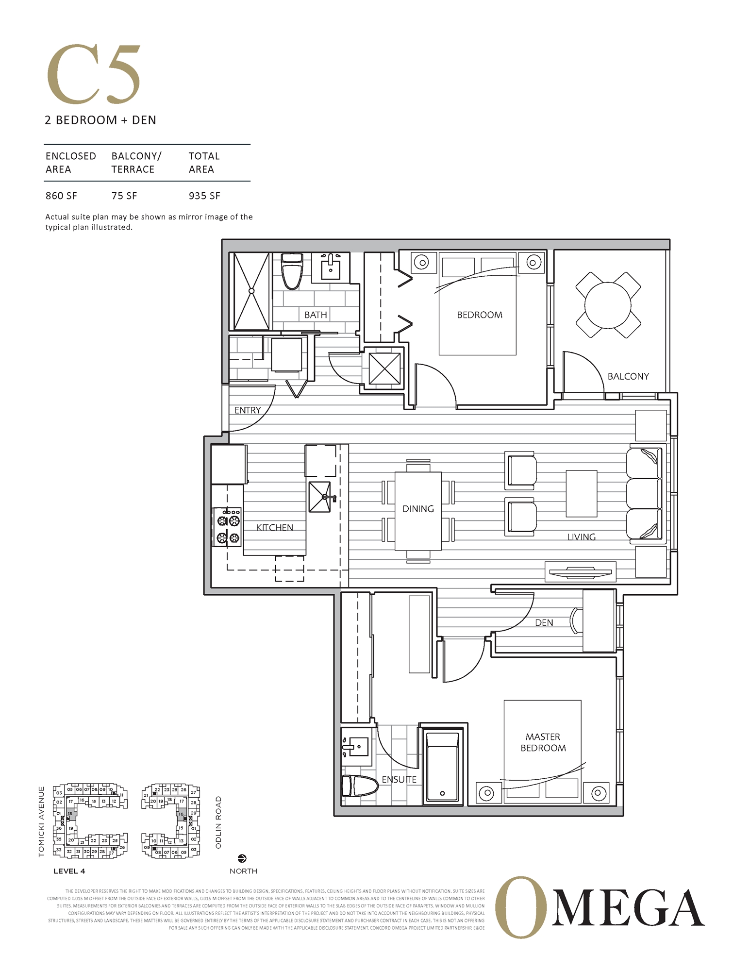OMEGA Condos C5 Floor Plan, Richmond BC Livabl