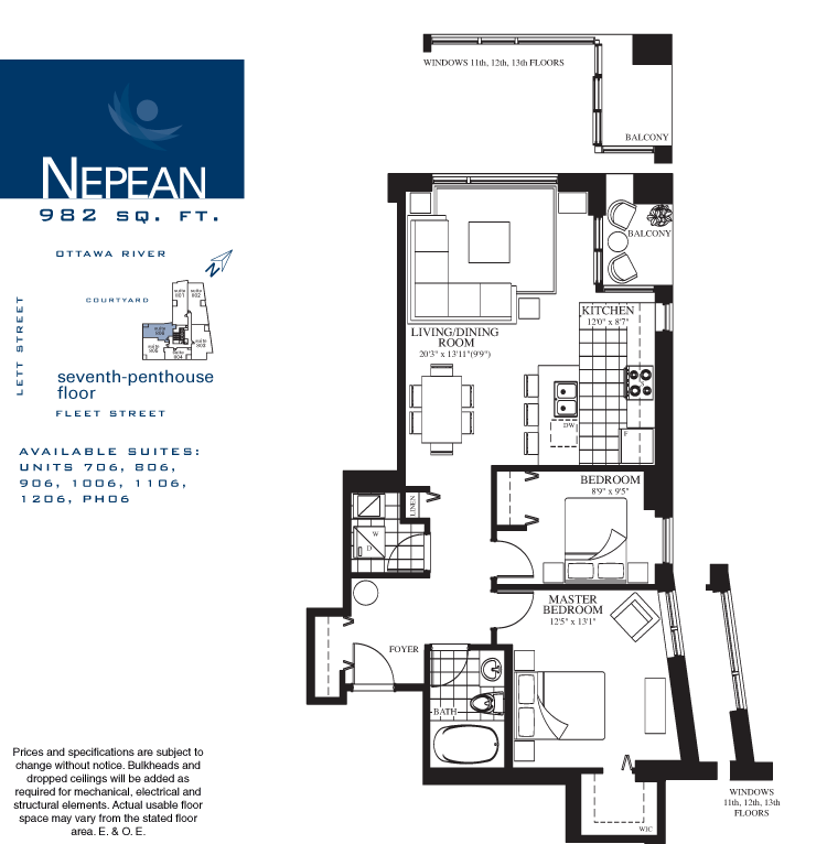 LeBreton Flats Phase 2 Nepean Floor Plan, Ottawa ON Livabl