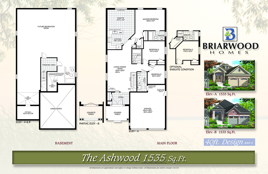 Briarwood Estates by Briarwood Homes Ashwood Floor Plans and Pricing