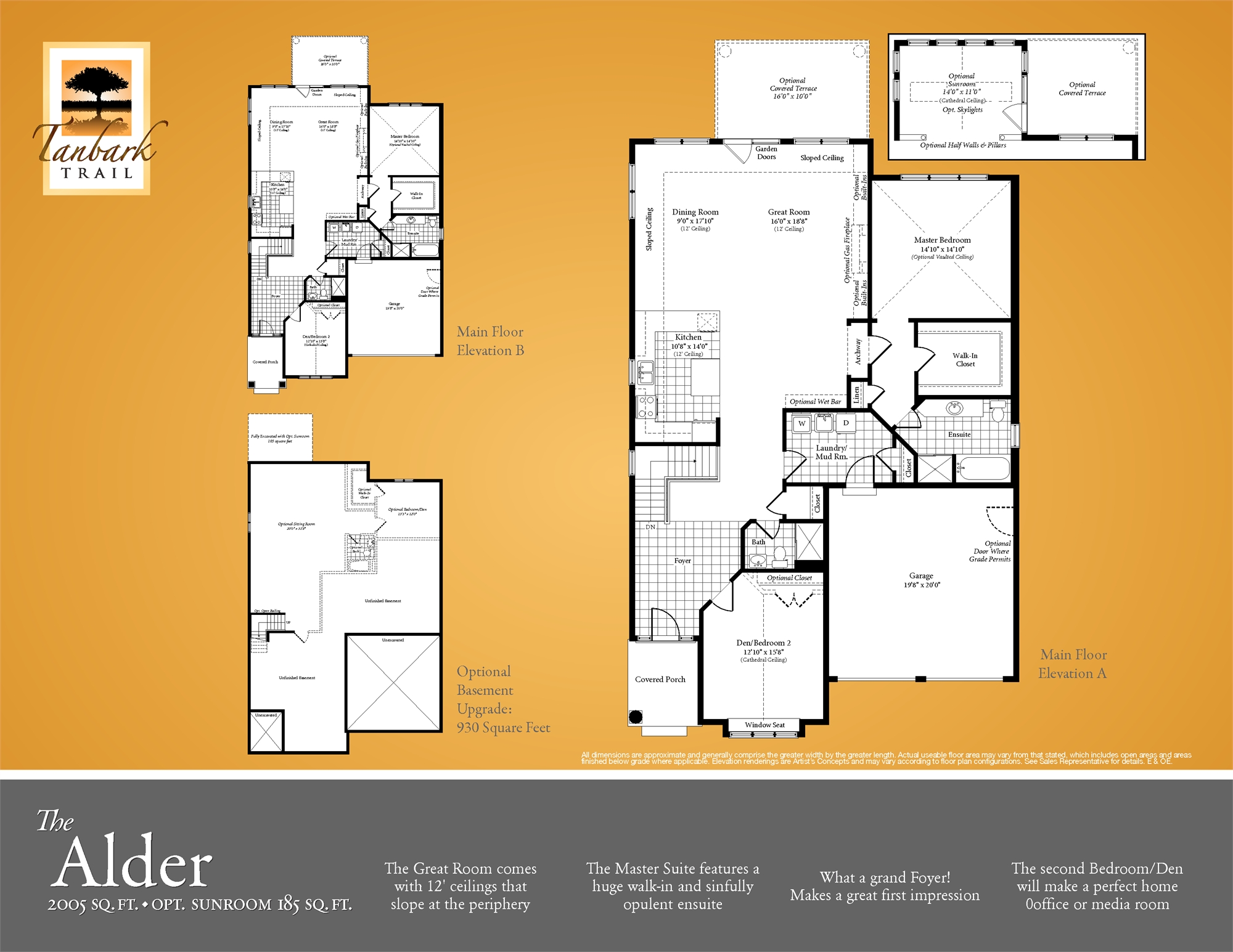 Tanbark Trail Alder Floor Plans and Pricing