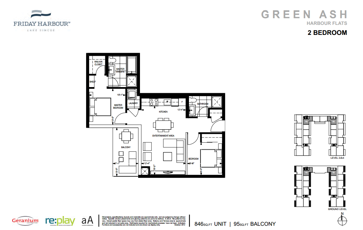 Friday Harbour Green Ash Floor Plan, Innisfil ON Livabl