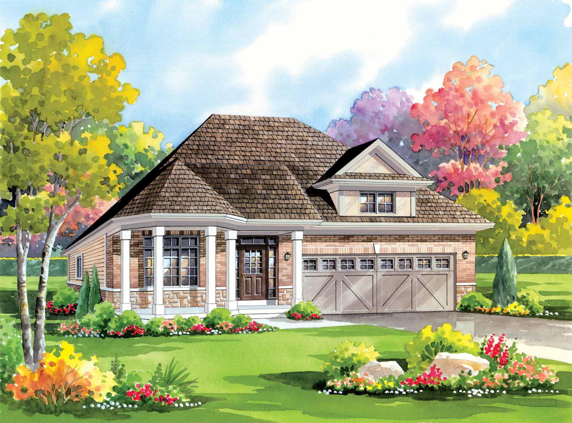 Lyon's Creek by Homes by DeSantis The Huron A Floor Plan, Niagara