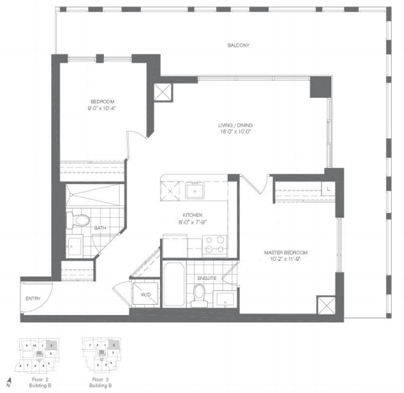Park Towers Condominiums at IQ Sunnyside Park Floor Plan, Toronto ON