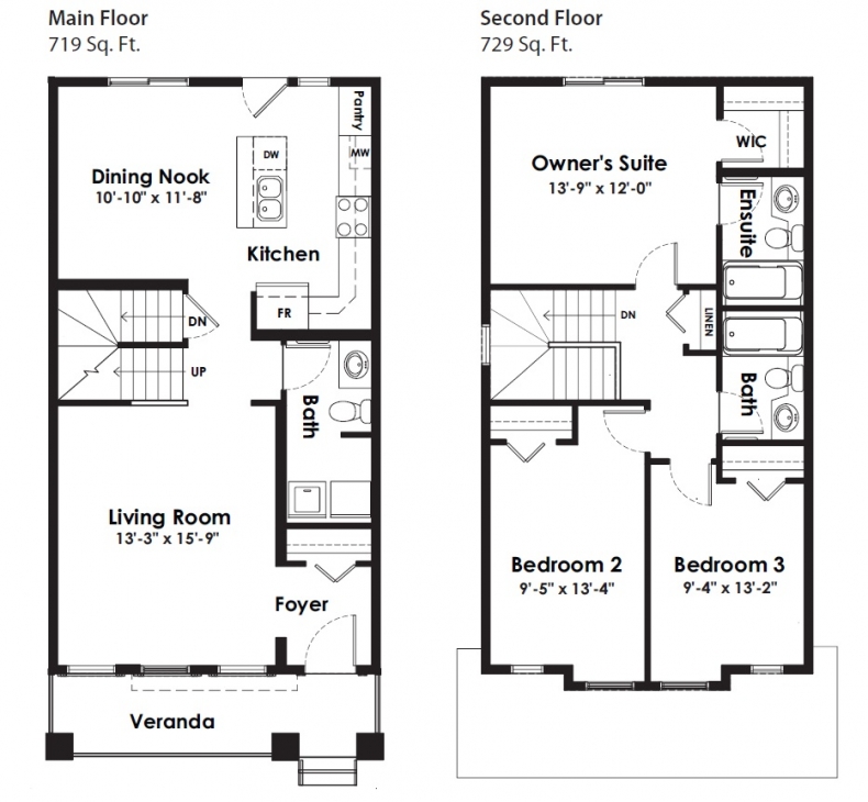 Walker Lakes Station Garneau 20 Floor Plan, Edmonton AB Livabl
