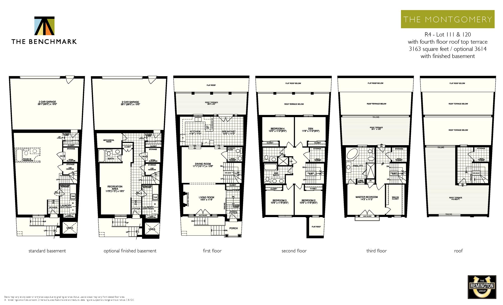 The Benchmark at Downtown Markham by Remington Homes The Montgomery
