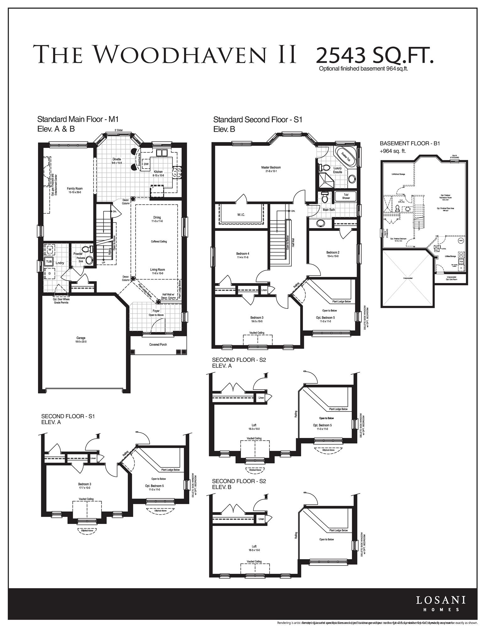 Doon Creek by Losani Homes Woodhaven II Floor Plans and Pricing