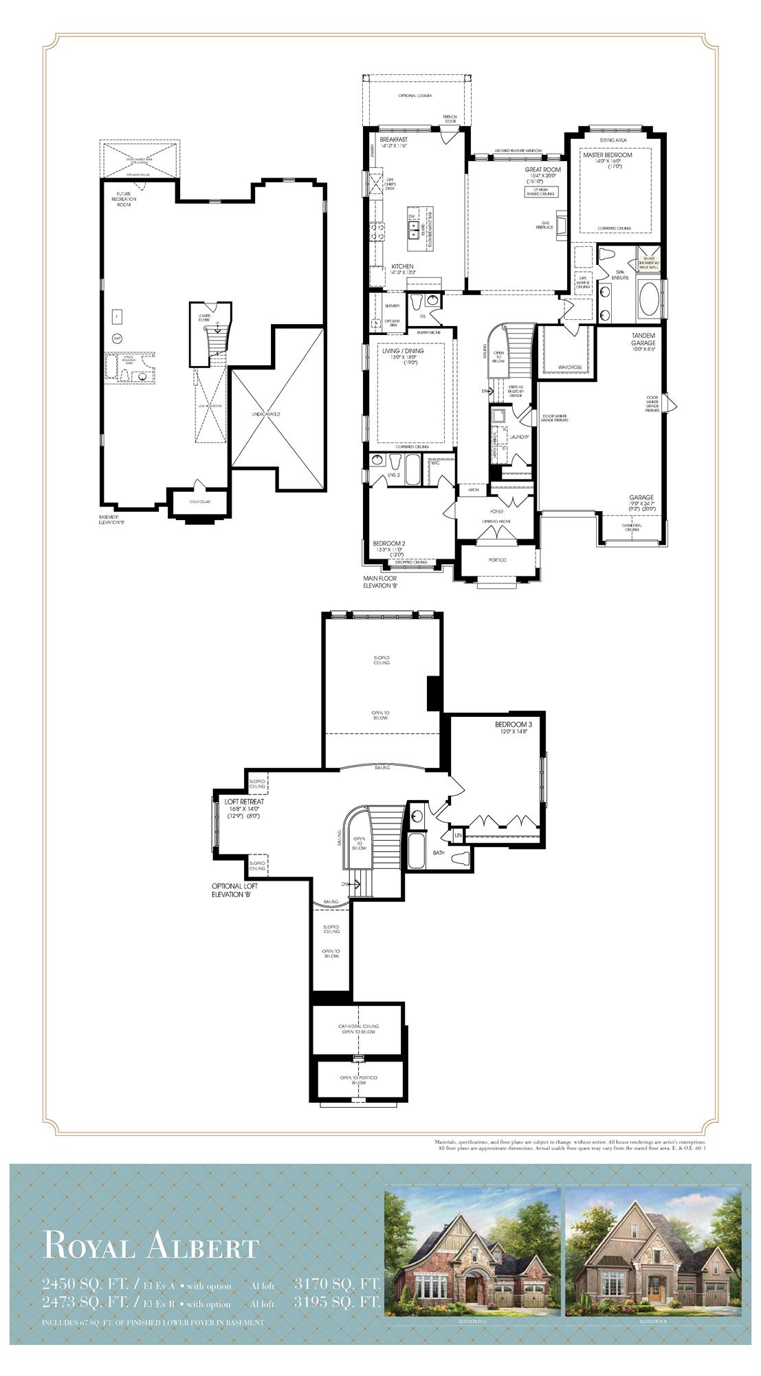 Gates of Nobleton | Royal Albert | Floor Plans and Pricing
