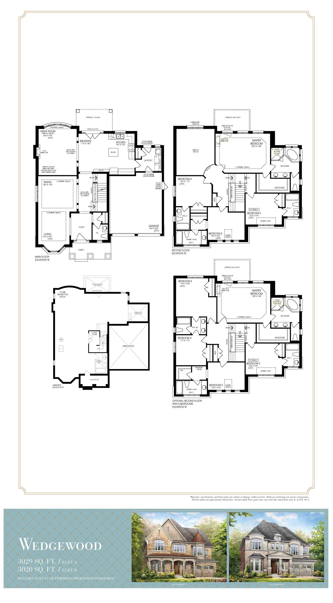 Gates of Nobleton | Wedgewood | Floor Plans and Pricing