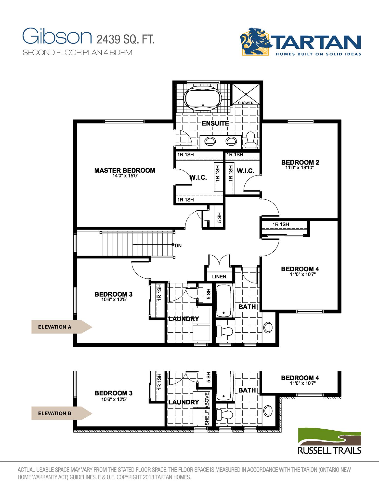 Russell Trails | Gibson | Floor Plans and Pricing
