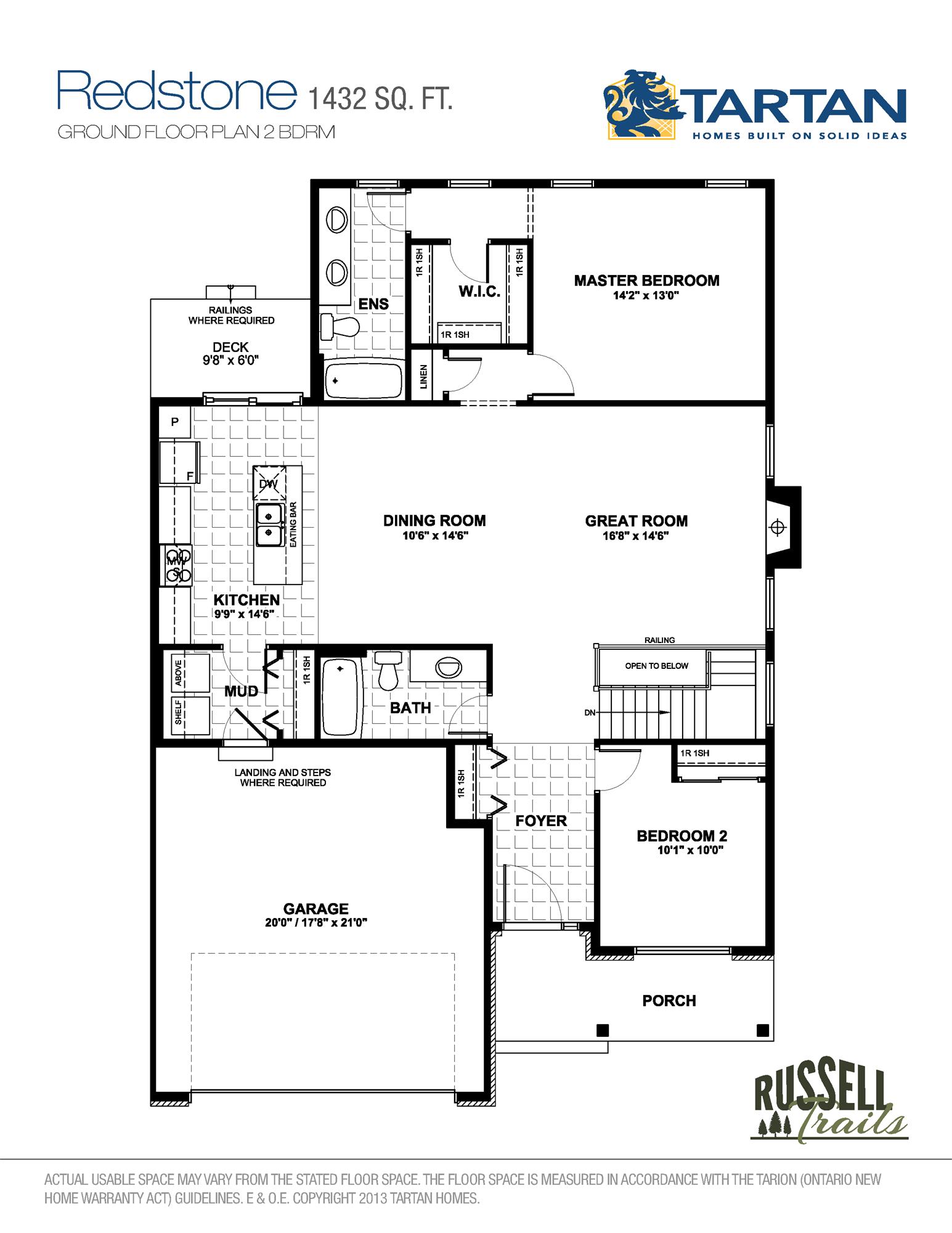 Russell Trails Redstone Floor Plans and Pricing