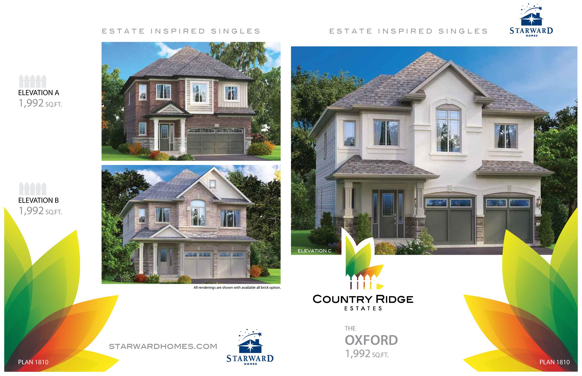 Country Ridge Estates The Oxford Floor Plan, Hamilton ON Livabl