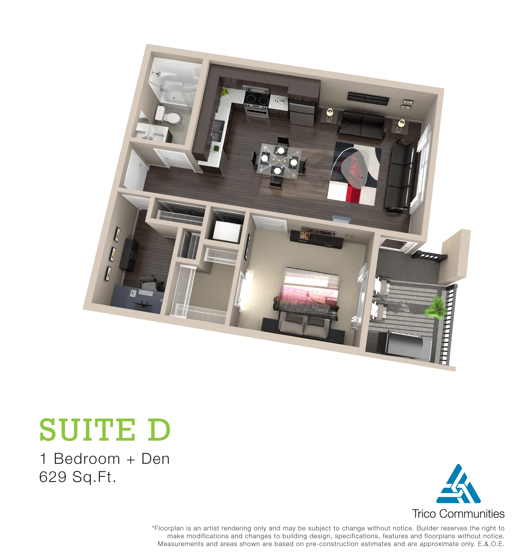 Viridian Condos by Trico D Floor Plans and Pricing