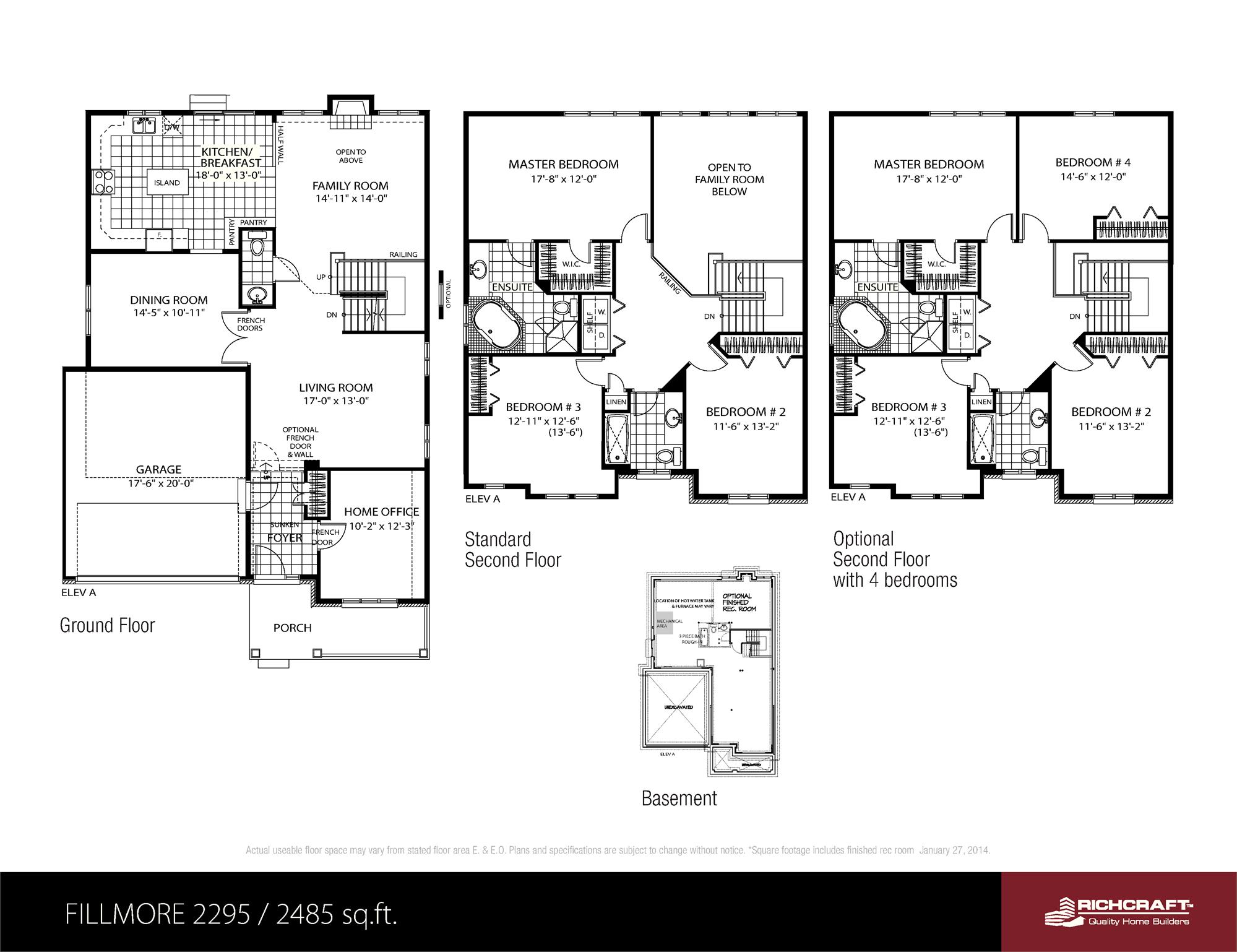 Fernbank Crossing Fillmore Floor Plan, Ottawa ON Livabl