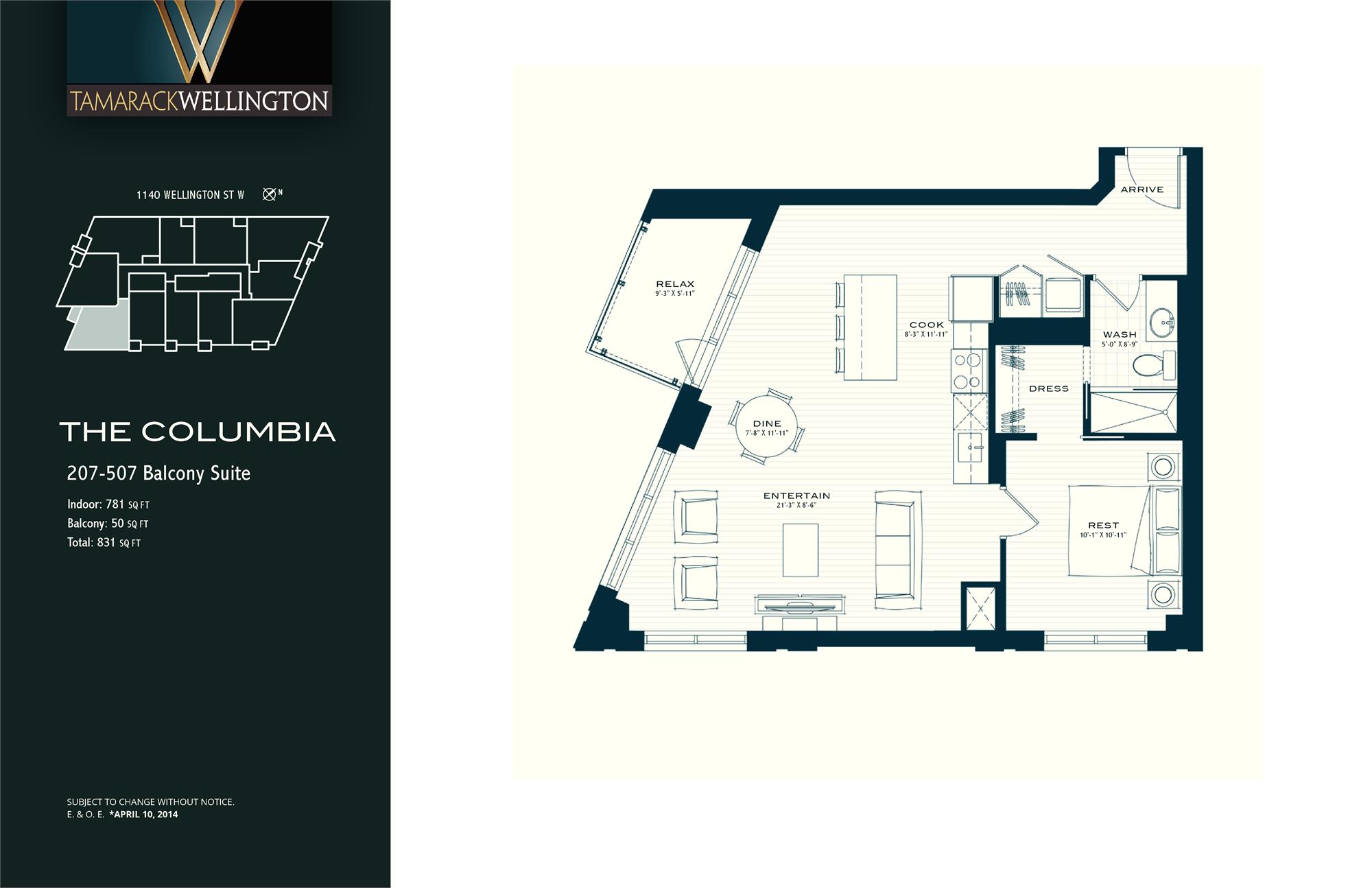 Tamarack Wellington Columbia Floor Plans and Pricing