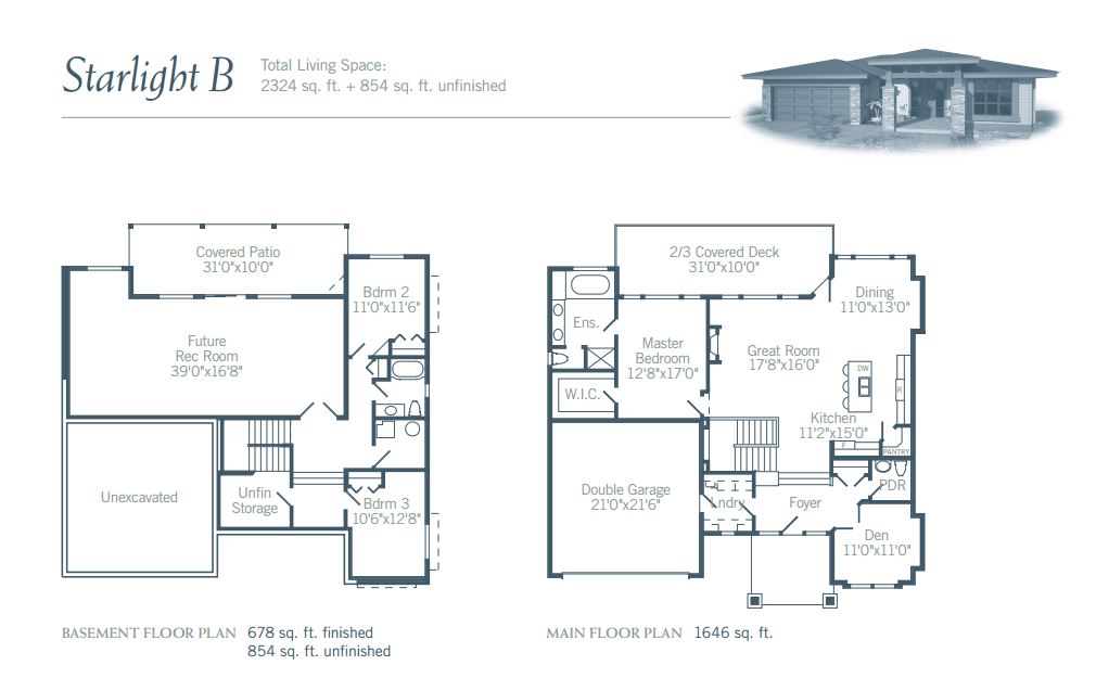 The Summit Residences Starlight B Floor Plan, Chilliwack BC Livabl