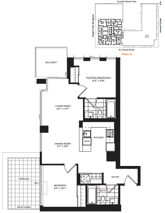 One Park Place South Tower Everly Floor Plans and Pricing