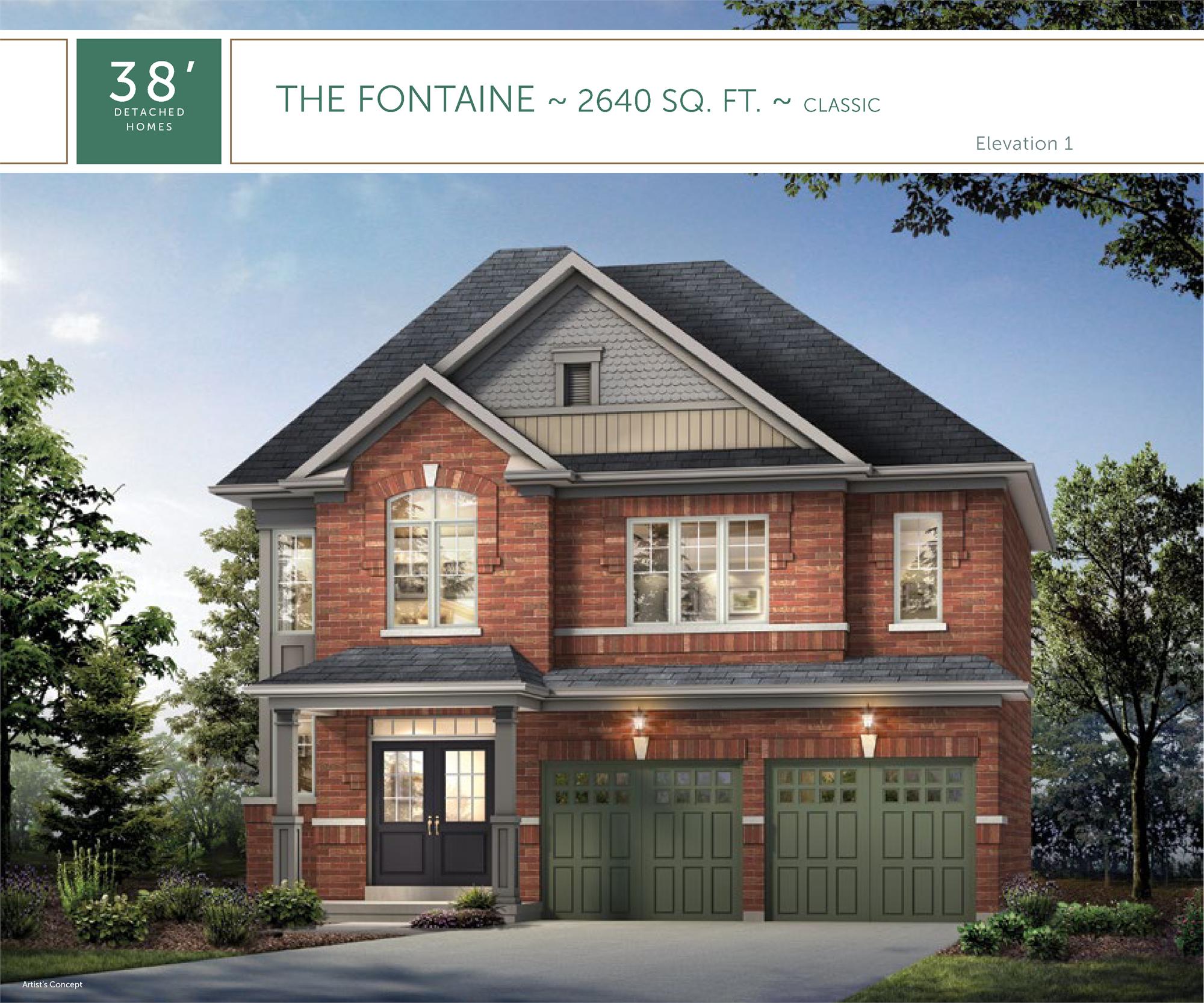 Aurora Trails Fontaine Floor Plans and Pricing