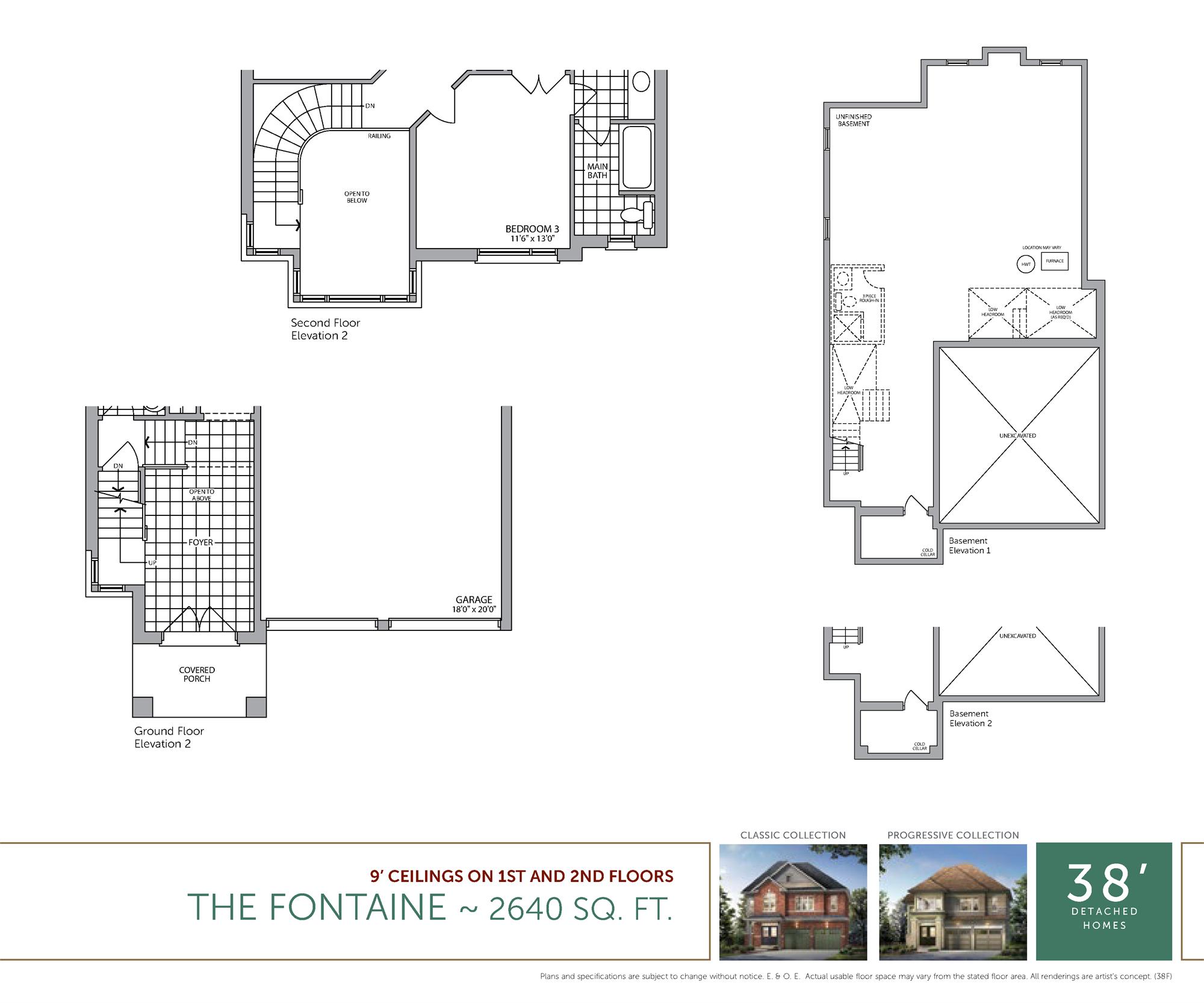 Aurora Trails Fontaine Floor Plans and Pricing