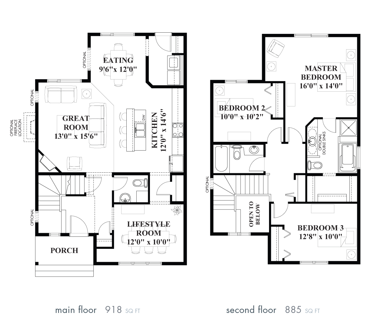 Summerside Abalone Floor Plan, Edmonton AB Livabl