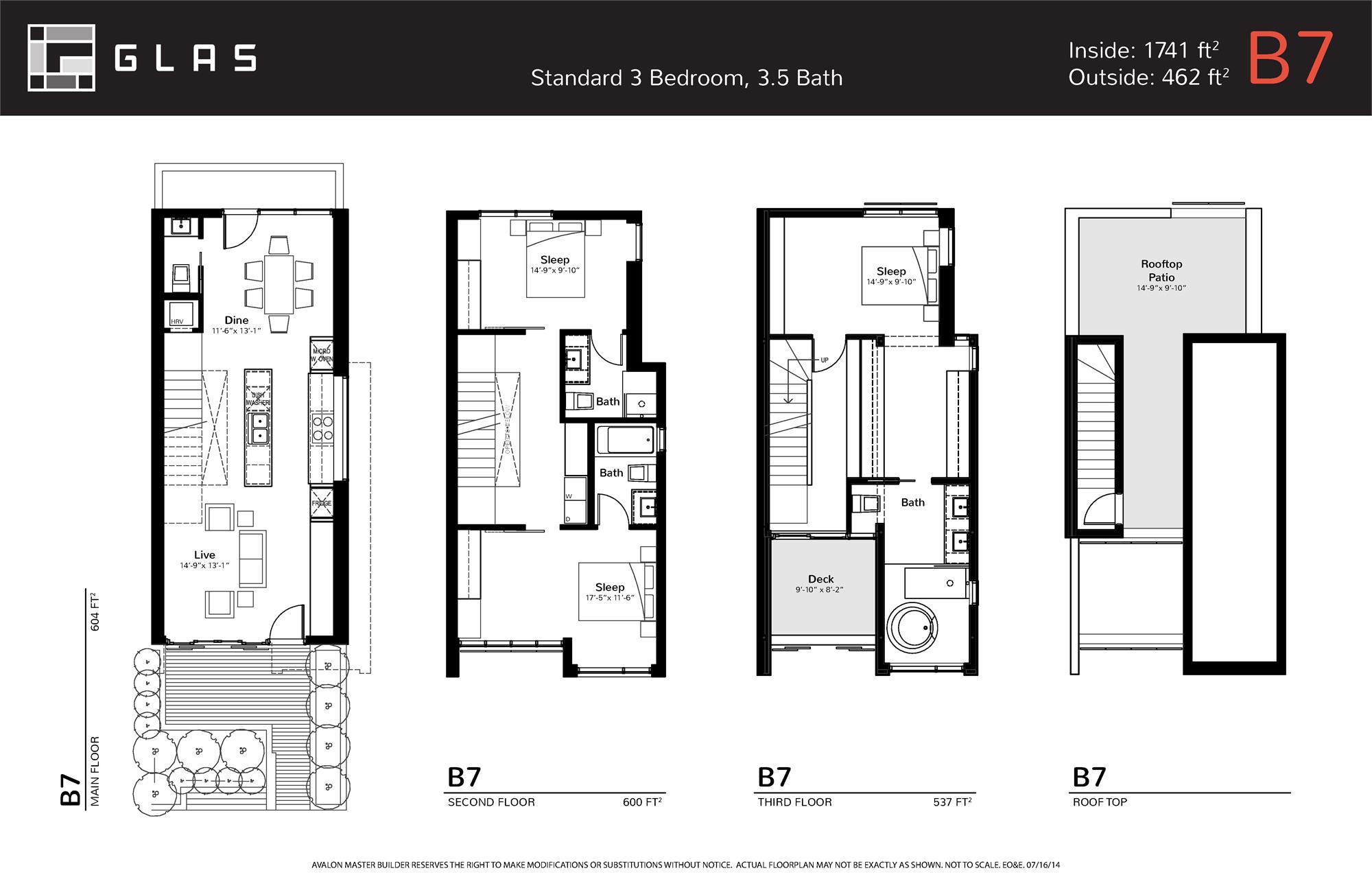 GLAS in Marda Loop B7 Floor Plan, Calgary AB Livabl