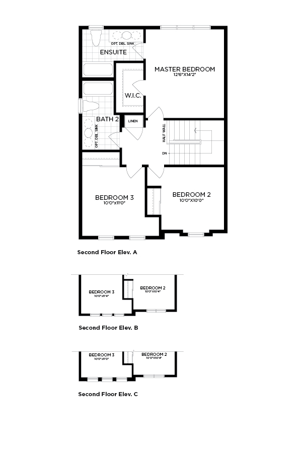 Elora floor plan at Chapman Mills in Ottawa, ON