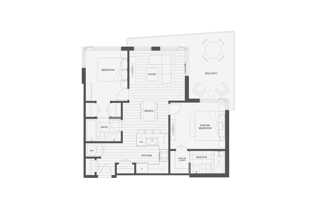 Hemingway floor plan at Novella in Coquitlam, BC