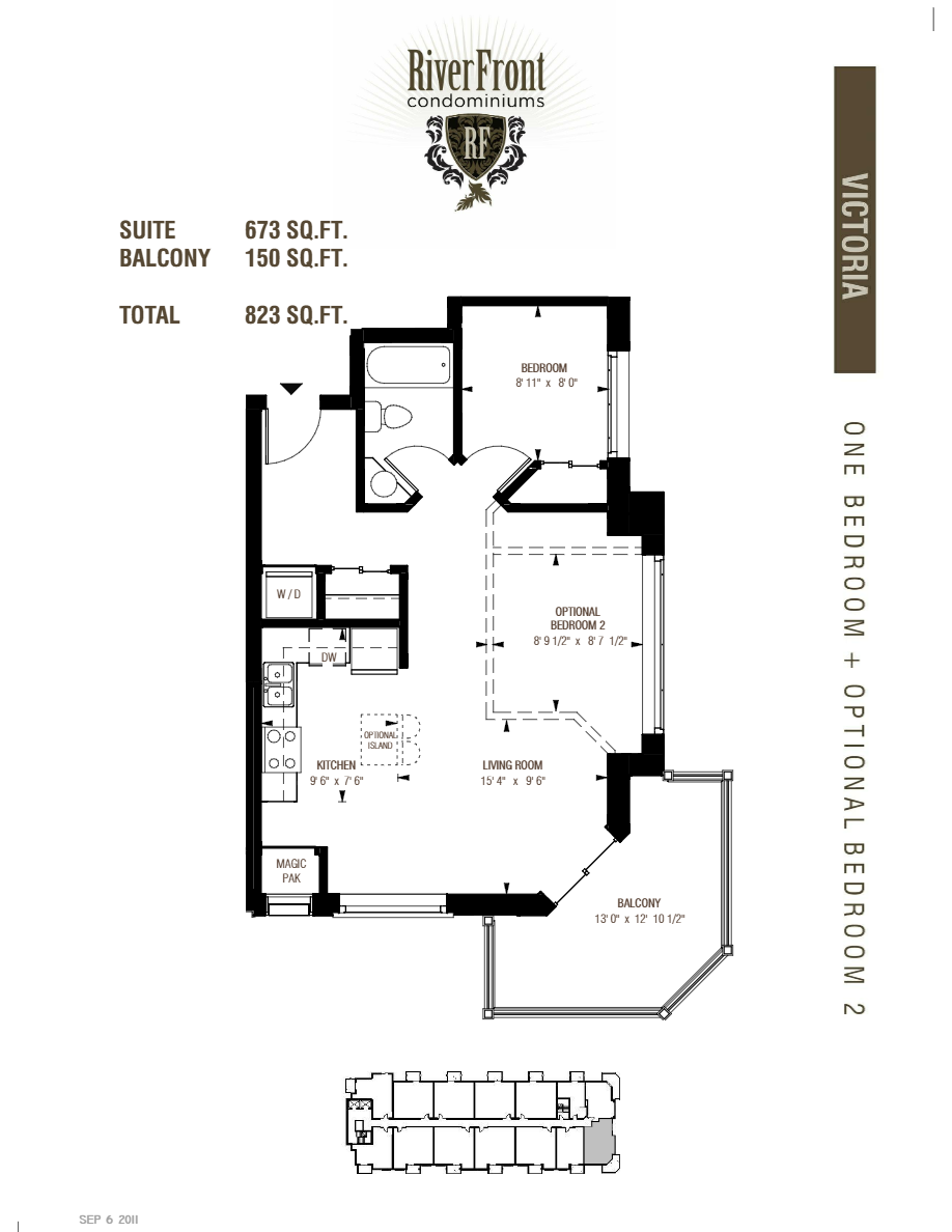 RiverFront Condos New Victoria Floor Plan, Cambridge ON Livabl
