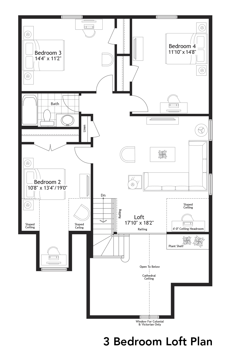 Lakeside Village Port Hope The Barclay (Bungaloft) Floor Plans