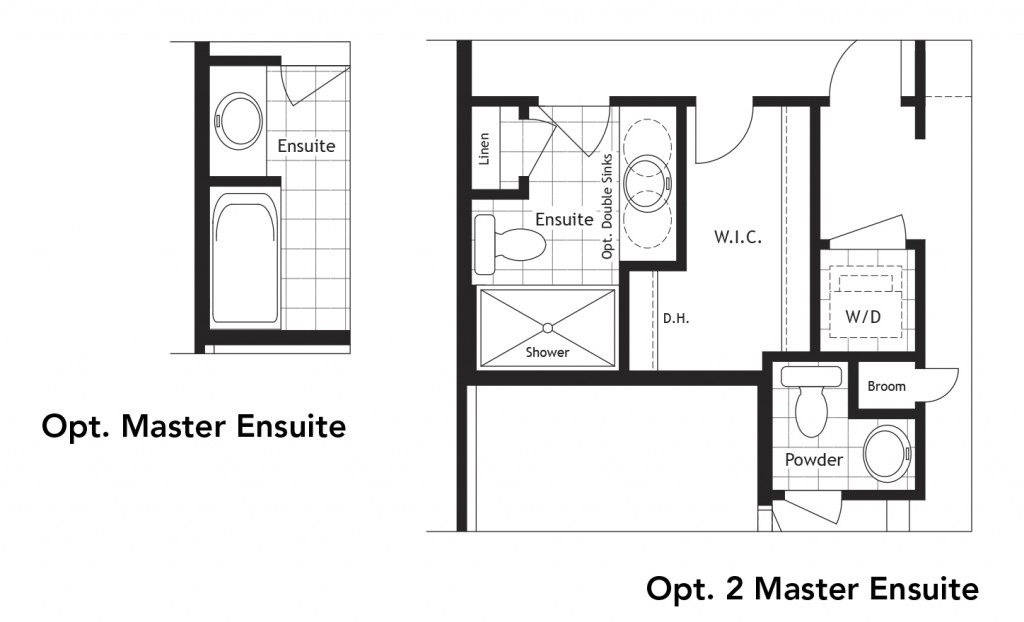 Lakeside Village Port Hope The Barclay (Bungaloft) Floor Plans