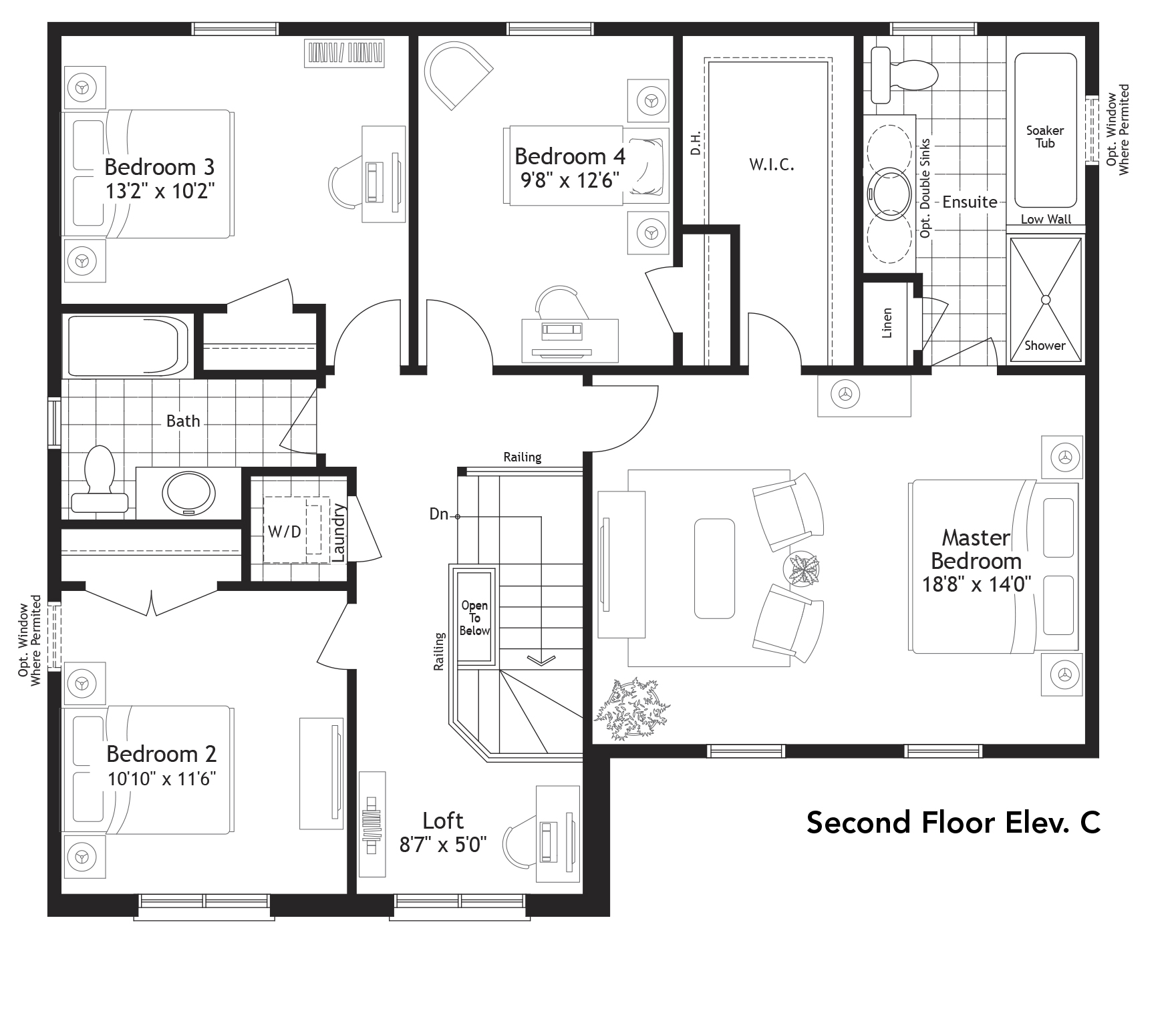 Lakeside Village Port Hope The Norland (Bungaloft) Floor Plans