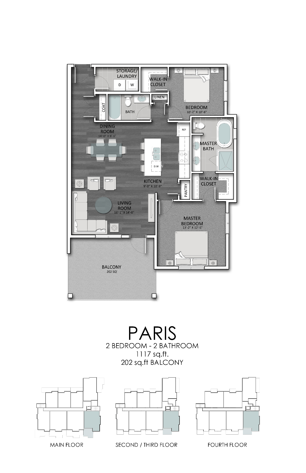 Cascade Condos Paris Floor Plan, Edmonton AB Livabl