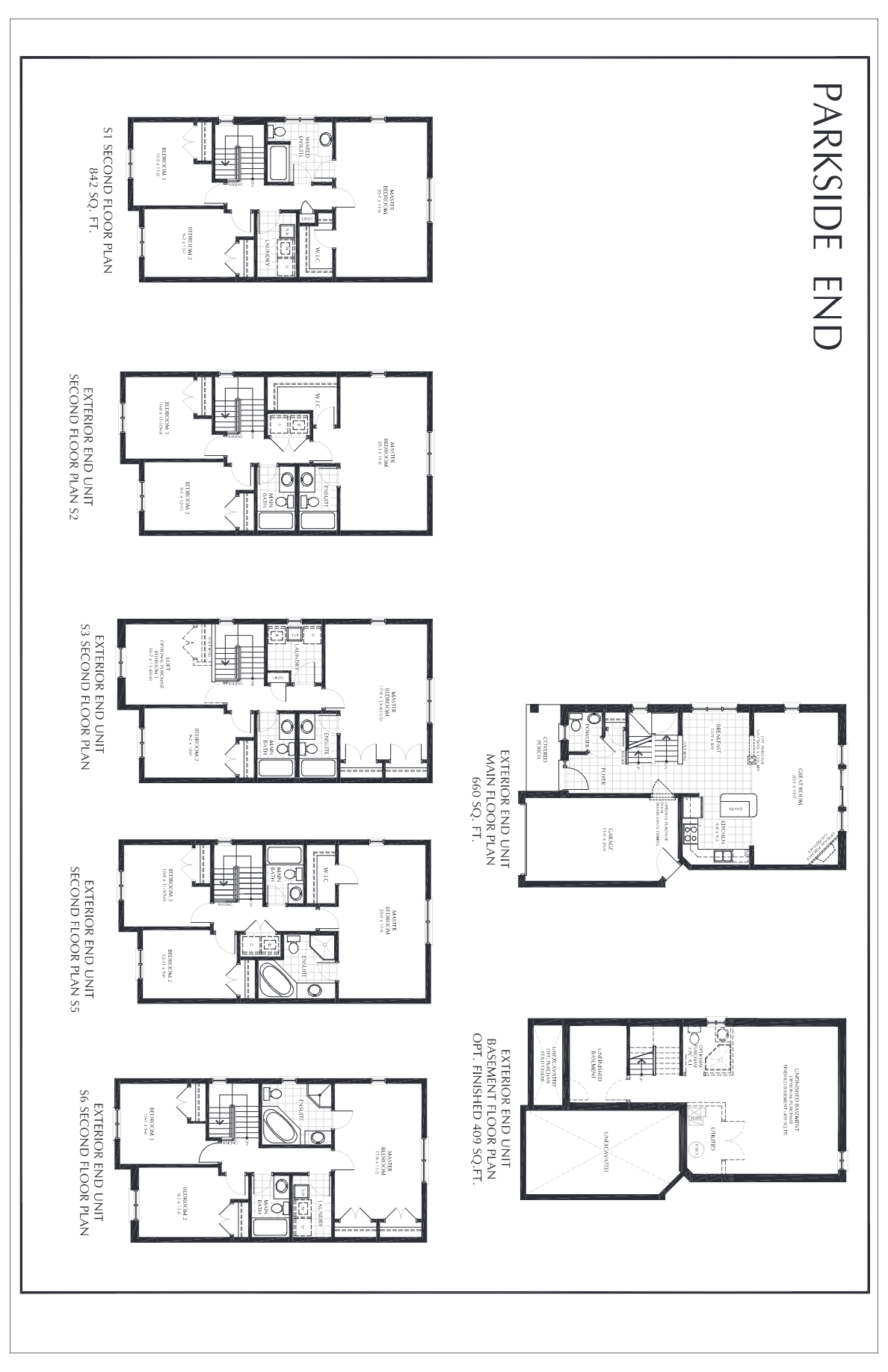 Ancaster Glen Parkside End Floor Plan, Hamilton ON Livabl