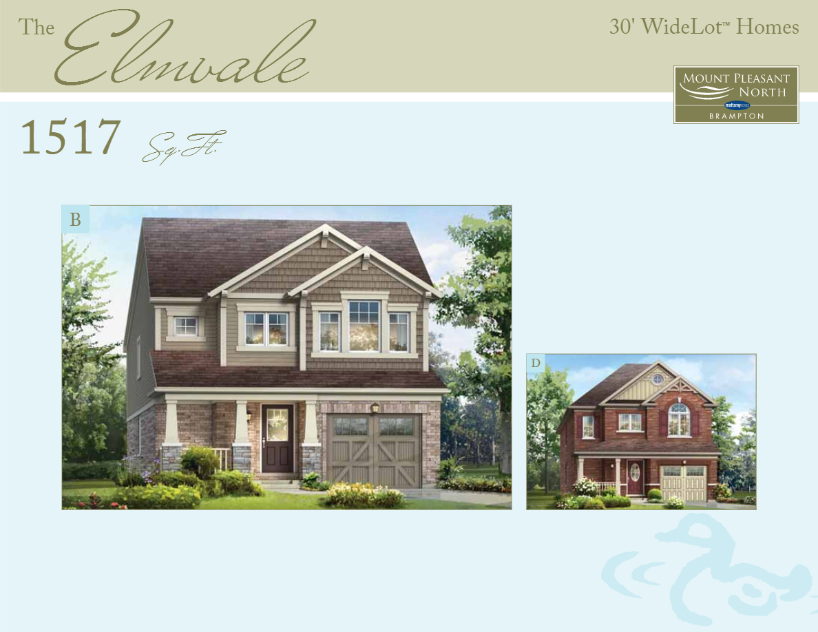 Mount Pleasant North The Elmvale Floor Plan, Brampton ON Livabl