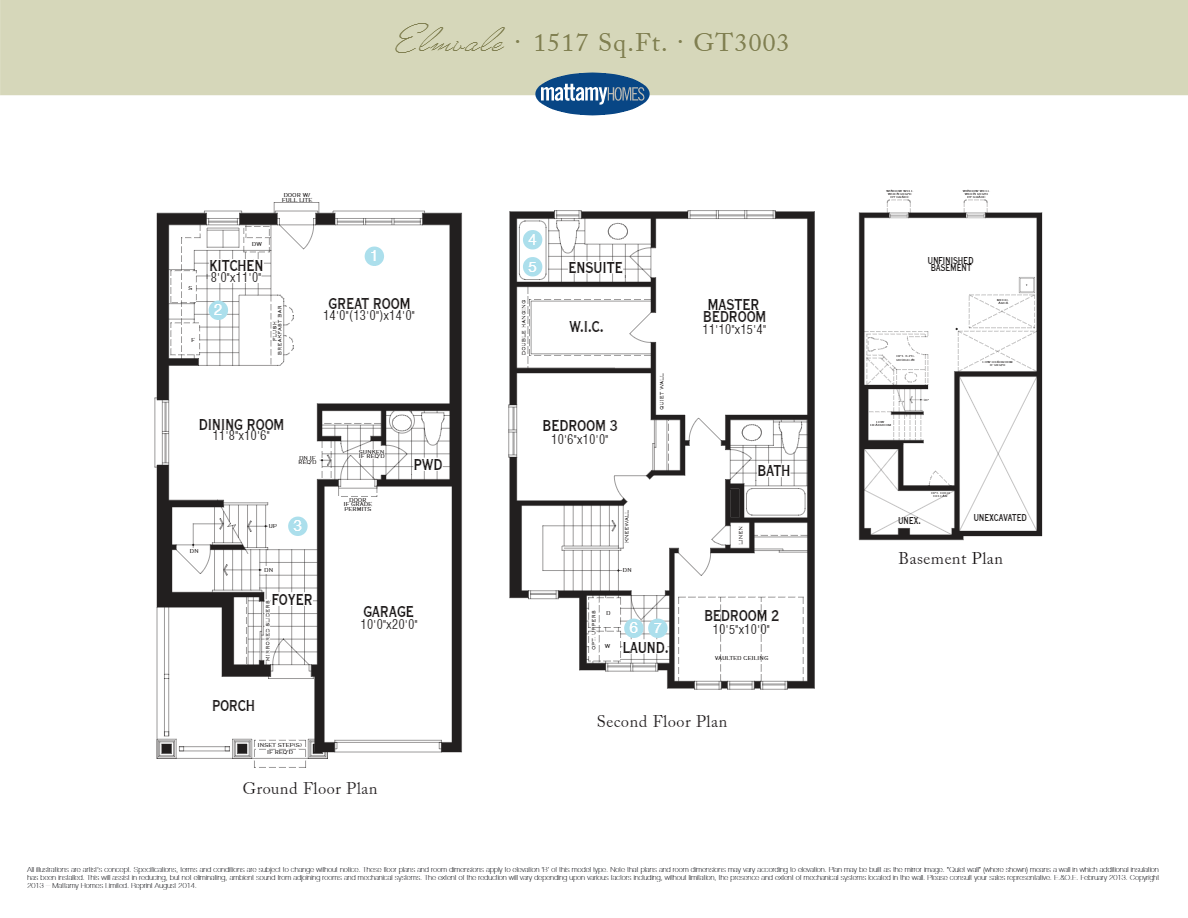 Mount Pleasant North The Elmvale Floor Plans and Pricing