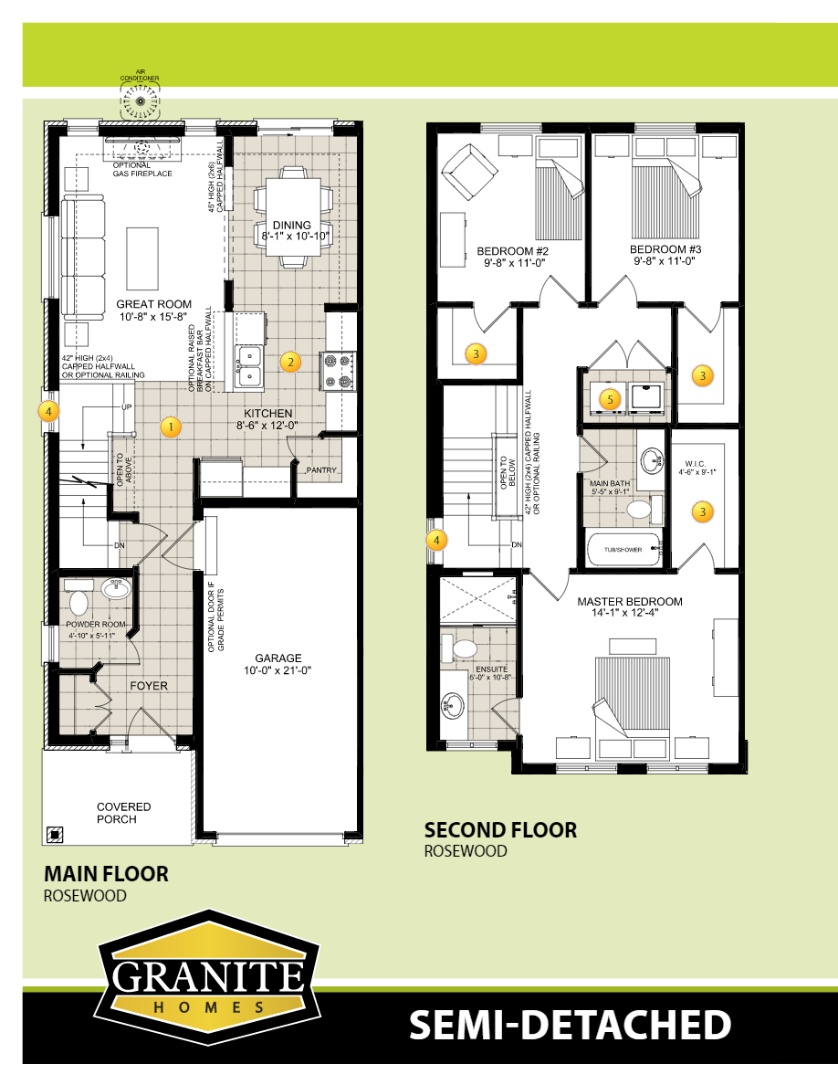 The Highlands of East Guelph The Rosewood Floor Plan, Guelph ON Livabl