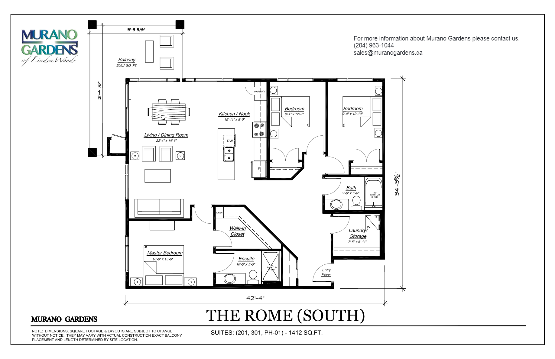 Murano Gardens of Linden Woods 121, Winnipeg MB Livabl