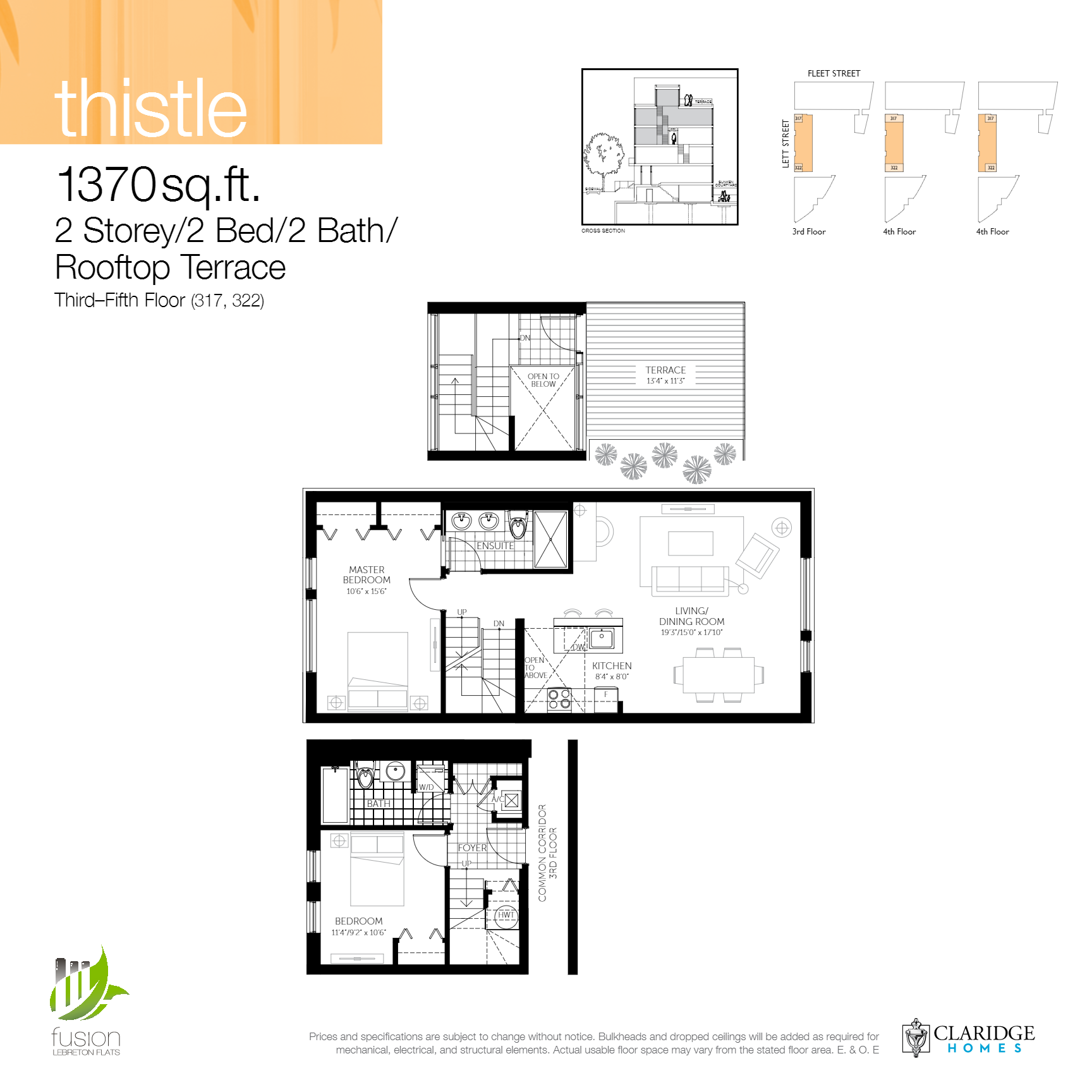 Fusion LeBreton Flats Thistle Floor Plans and Pricing